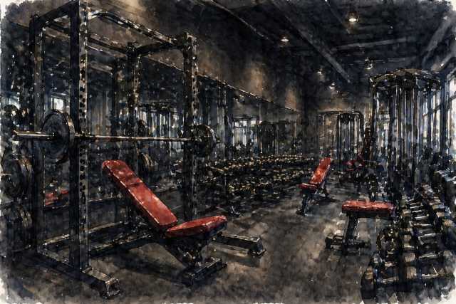 red-bench-gym